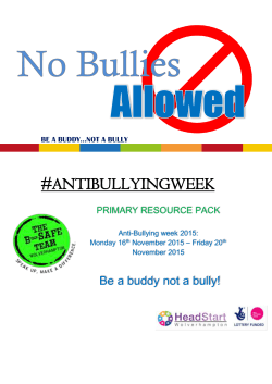 Anti-bullying training pack