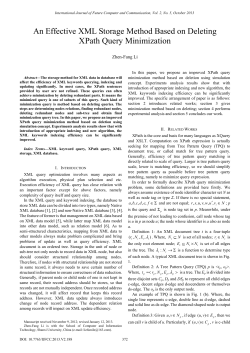 An Effective XML Storage Method Based on Deleting XPath