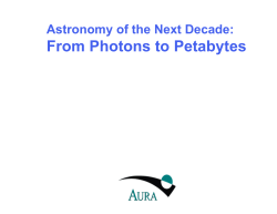 From Photons to Petabytes