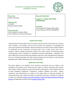 policies of colorado state university