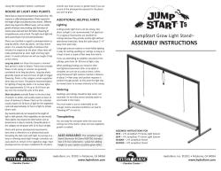 asseMBLY instruCtions