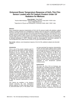 Enhanced Room Temperature Response of SnO2