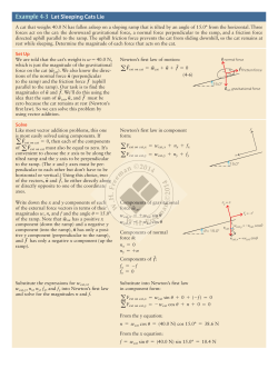 Example 4-3 Let Sleeping Cats Lie