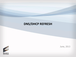 DNS-DHCP Refresh - Green Light Deck - Final