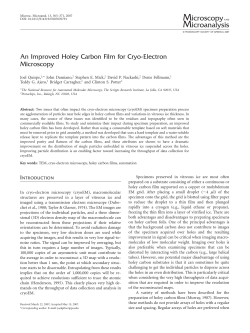 An Improved Holey Carbon Film for Cryo