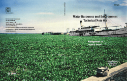 Management of Aquatic Plants