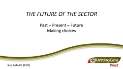 Preparing for the future