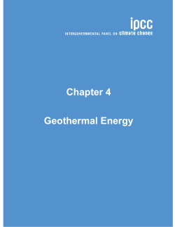 Chapter 4 Geothermal Energy