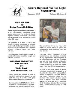 2017 Summer Newsletter as a Word Doc
