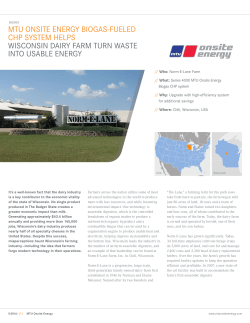 mtu onsite energy biogas-fueled chp system helps
