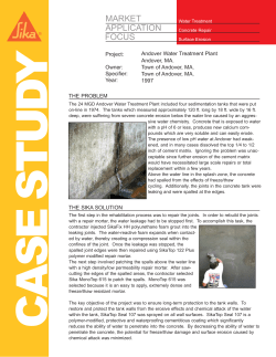 Andover Water Treatment Plant Case Study.qxp