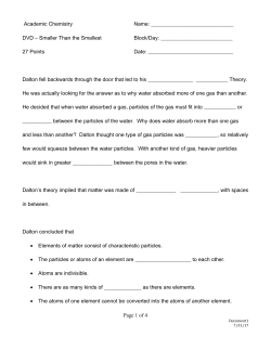 Smaller Than the Smallest