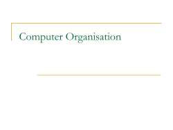 CS2100 Computer Organisation