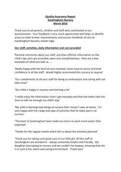 Favourite activities and children`s comments