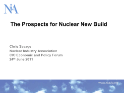 Prospects for Nuclear Power - Construction Industry Council (CIC)