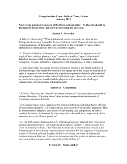 PhD - Department of Political Science