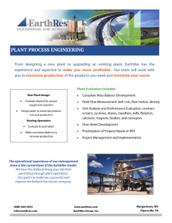 Plant Process Engineering