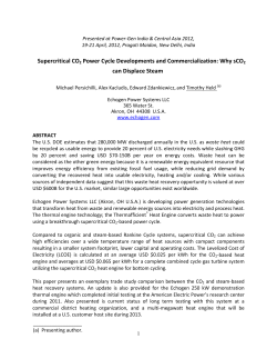 Why sCO 2 can Displace Steam