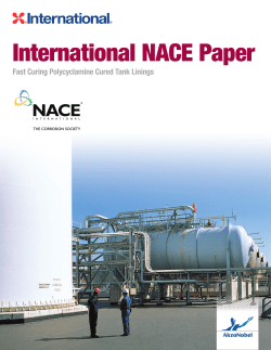 Fast-Curing Polycylamine-Cured Tank Linings