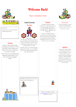 autumn-term-newsletter-16-17 - All Saints Catholic Primary School