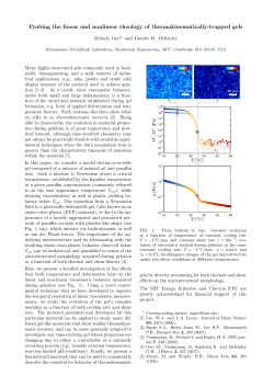 Probing the linear and nonlinear rheology of thermokinematically