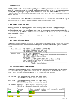 Table 3.21: LTE parameters in the 1800 MHz band