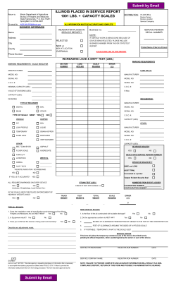 illinois placed in service report 1001 lbs. + capacity scales