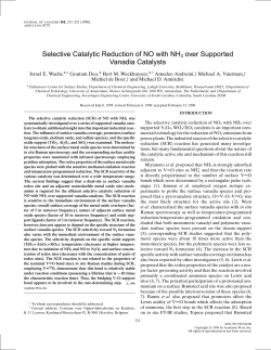 Selective catalytic reduction of NO with NH3 over