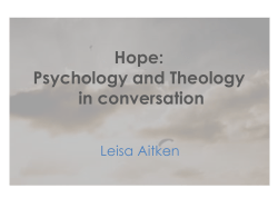 Hope - Gospel Conversations