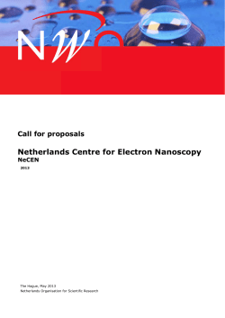N Nethe erland ds Ce entre for Electron Naanoscopy
