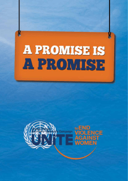 UNiTE Campaign brochure