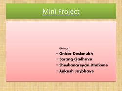 Mini Project