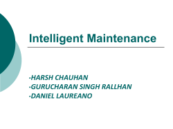 Intelligent Maintenance