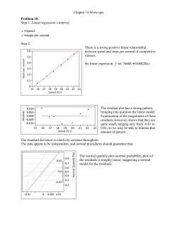 Chapter 14 Write-ups Problem 10. Step 1: Linear regression t