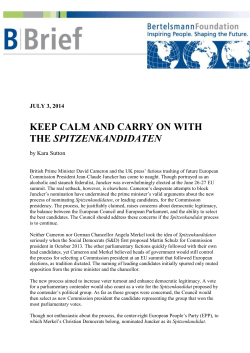 keep calm and carry on with the spitzenkandidaten