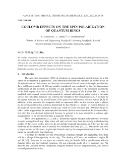 Coulomb effects on the spin polarization of quantum rings