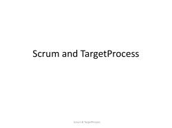 Scrum and TargetProcess