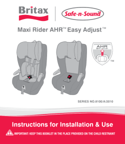 Maxi Rider AHR Easy Adjust
