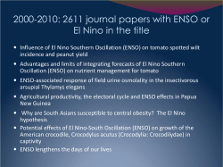 ENSO theory