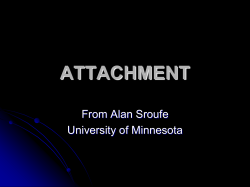 INFANT ATTACHMENT