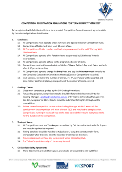 competition registration regulations for team competitions 2017