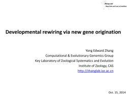 EvoDevo_part2 - Welcome to zhangLab