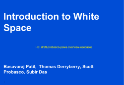 Introduction to White Space