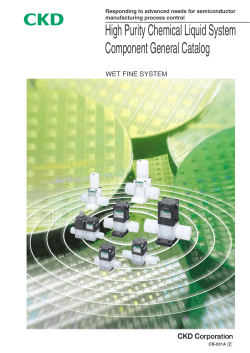 High Purity Chemical Liquid System Component General