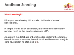 Aadhaar - Adilabad