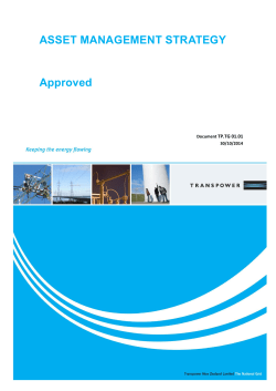 ASSET MANAGEMENT STRATEGY Approved