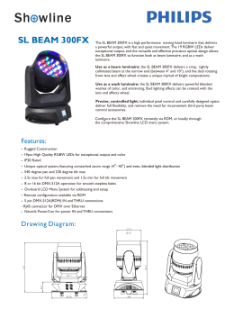 SL BEAM 300 FX - Strand Lighting
