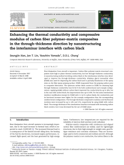 Enhancing the thermal conductivity and compressive modulus of