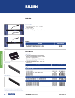 Light Kits Filler Panels
