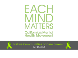 Intro To Native Communities of Care